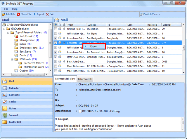 Outlook 2010 Repair OST 6.0